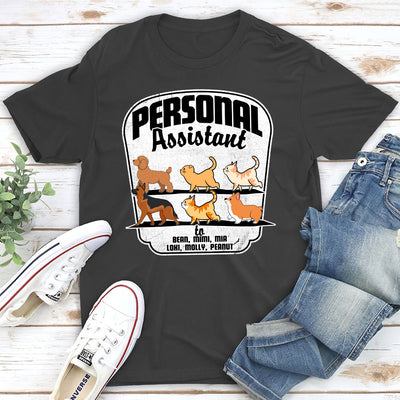 Pets Personal Assistant - Personalized Custom Premium T-shirt