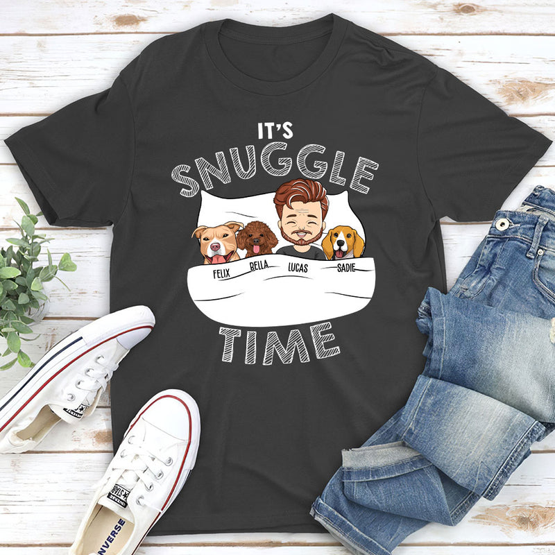 Its Snuggle Time - Personalized Custom Unisex T-shirt