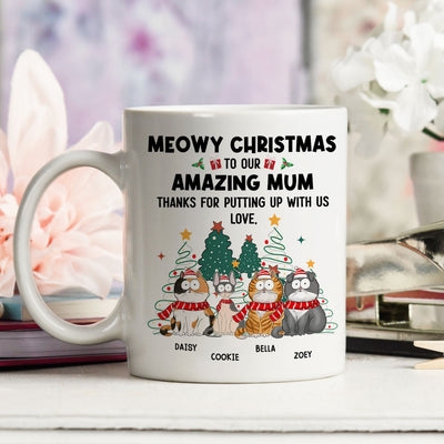 Putting Up With Us - Personalized Custom Coffee Mug