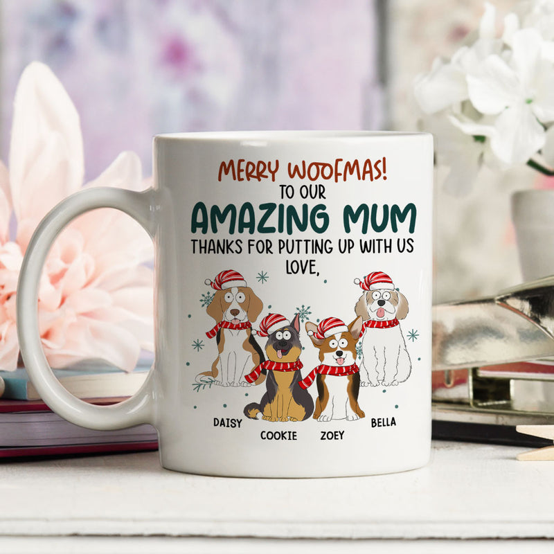 Funny Woofmas - Personalized Custom Coffee Mug