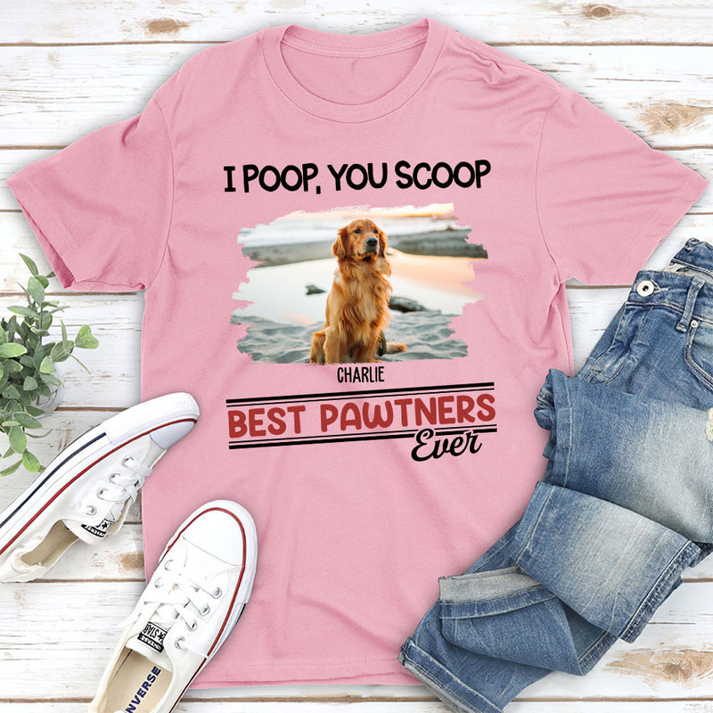 Best Pawtners Ever - Personalized Custom Unisex T-shirt