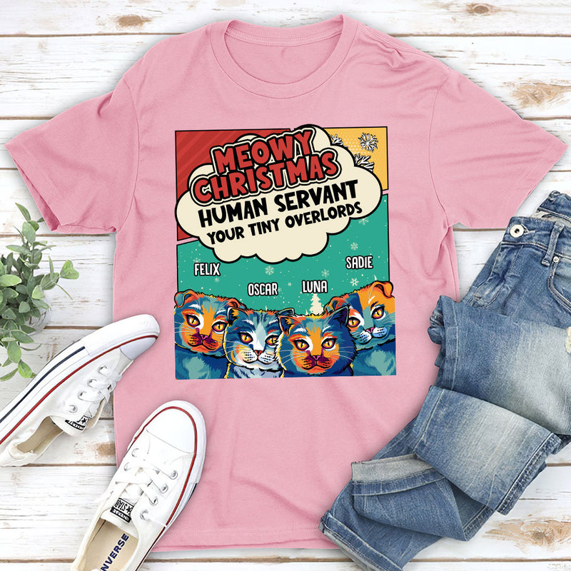 Merry Xmas Human Servant - Personalized Custom Unisex T-shirt