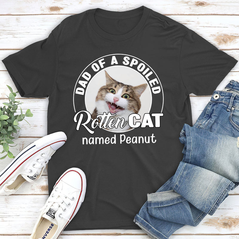 Spoiled Rotten Cats Photo - Personalized Custom Premium T-shirt