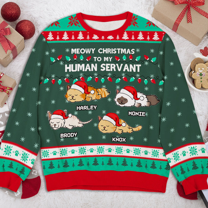 Human Servant - Personalized Custom All-Over-Print Sweatshirt