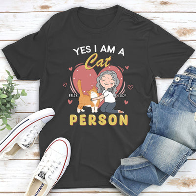 A Cat Person - Personalized Custom Unisex T-shirt