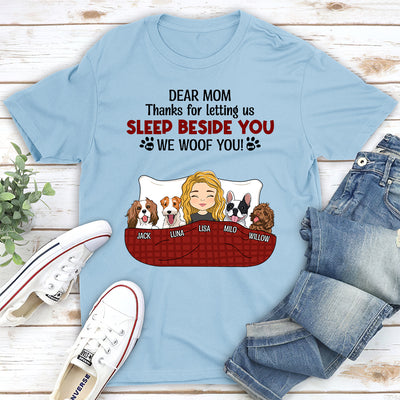 Letting Me Sleep Beside You - Personalized Custom Unisex T-shirt