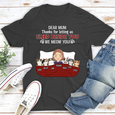 Let Me Sleep Beside You - Personalized Custom Unisex T-shirt