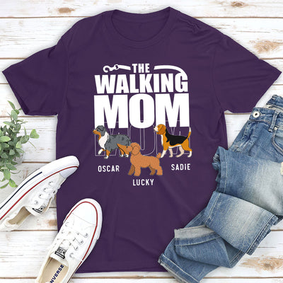 Walking Dad/Mom - Personalized Custom Unisex T-shirt