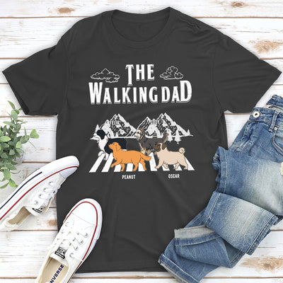 The Walking Dad - Personalized Custom Unisex T-shirt