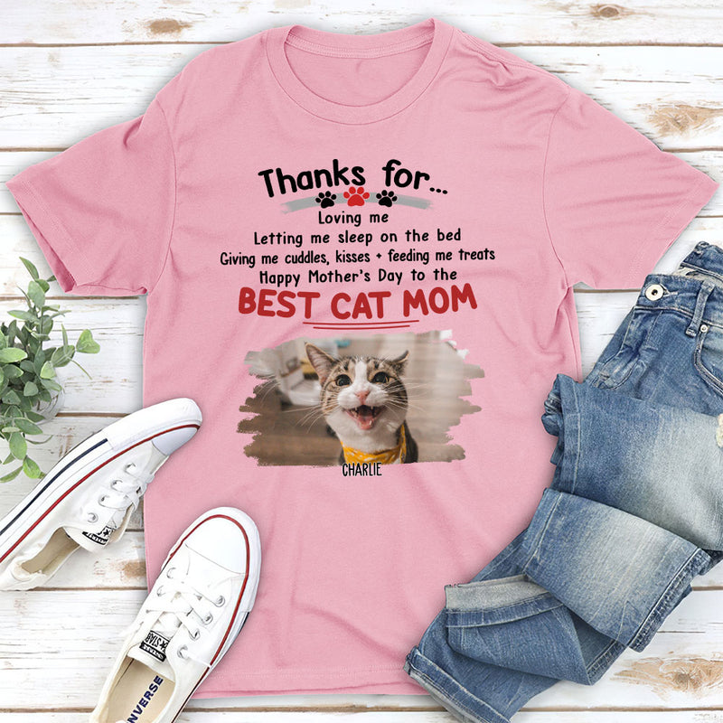 Thanks For Loving Us - Personalized Custom Unisex T-shirt