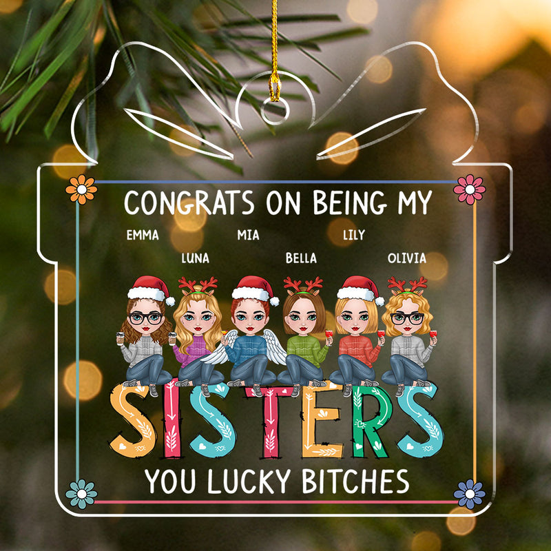 Congrats On 2 - Personalized Custom Acrylic Ornament