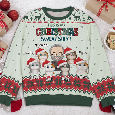 My Christmas Sweatshirt - Personalized Custom All-Over-Print Sweatshirt