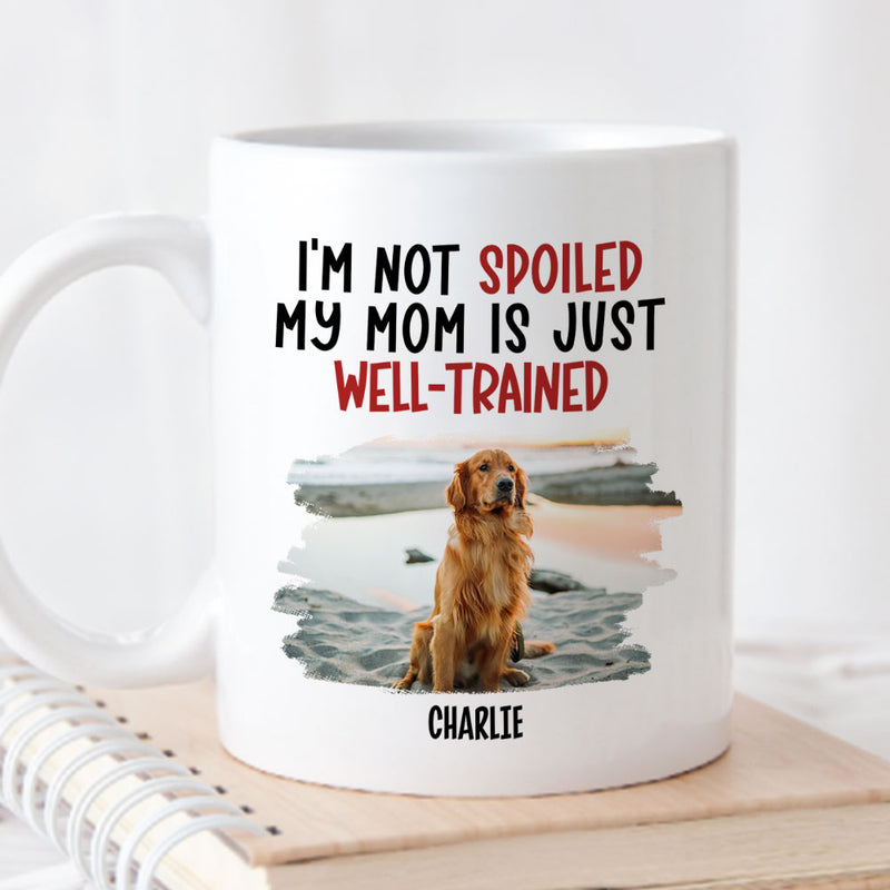 Well Trained Mom Photo - Personalized Custom Coffee Mug