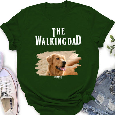 The Walking Dad - Personalized Custom Women's T-shirt