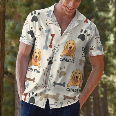 Dog Bones - Personalized Custom Hawaiian Shirt