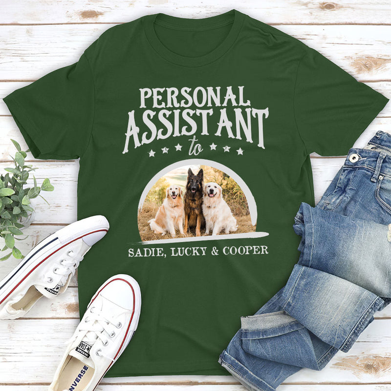 Dog Personal Assistant - Personalized Custom Premium T-shirt