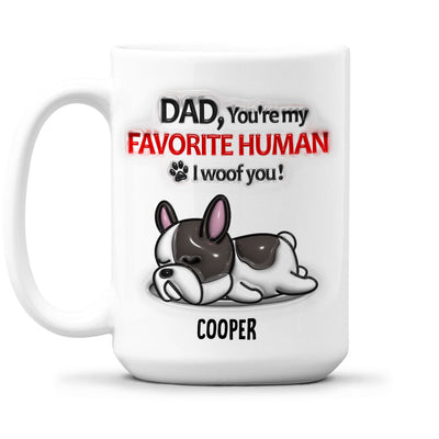 Woof You Dad - Personalized Custom 3D Inflated Effect Mug