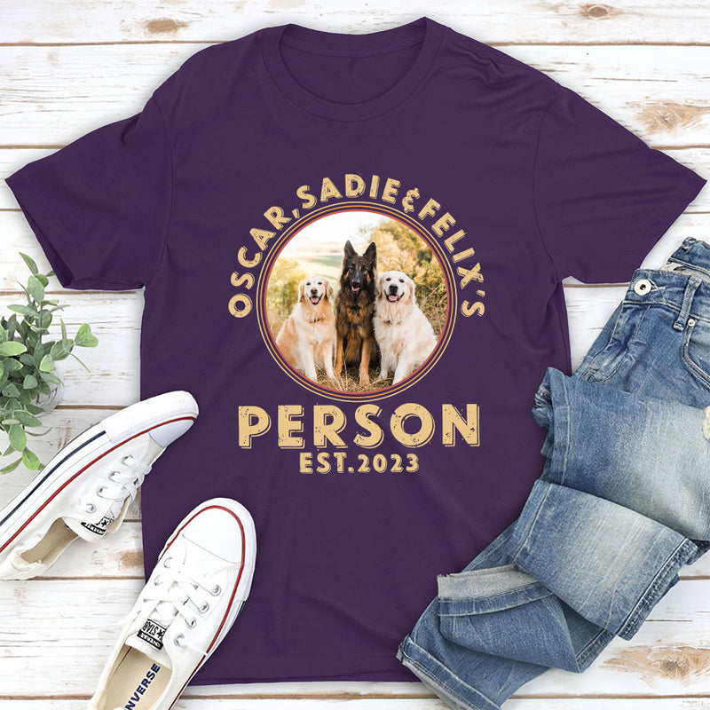 Me And My Person - Personalized Custom Premium T-shirt