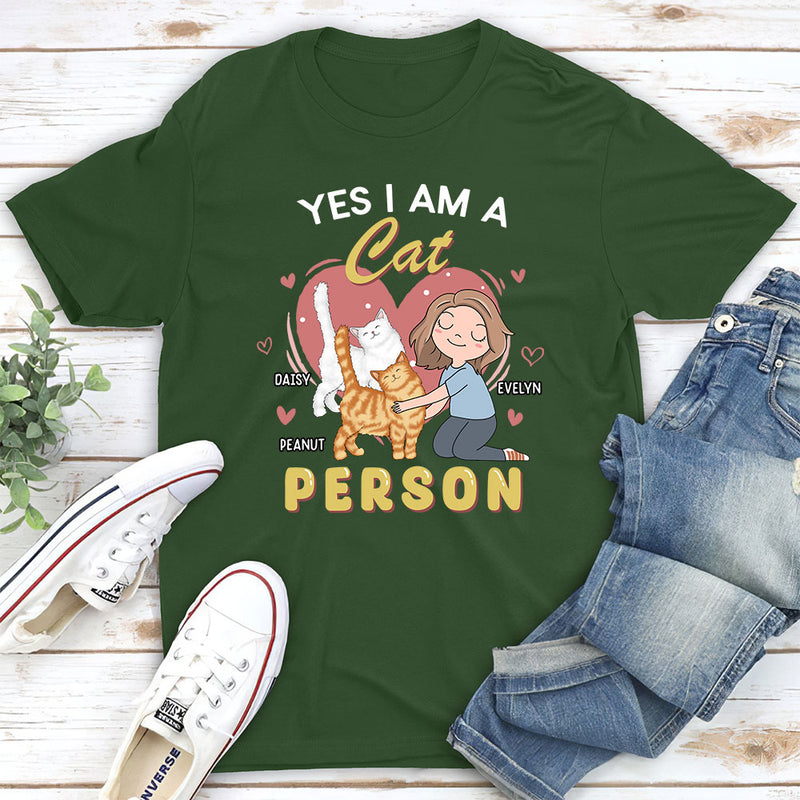 A Cat Person - Personalized Custom Unisex T-shirt