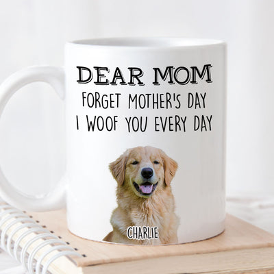 We Woof You Mom Dad - Personalized Custom Coffee Mug