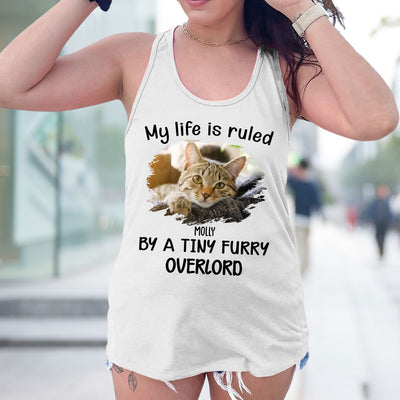 My Life Is Ruled By Cats - Personalized Custom Women's Tank