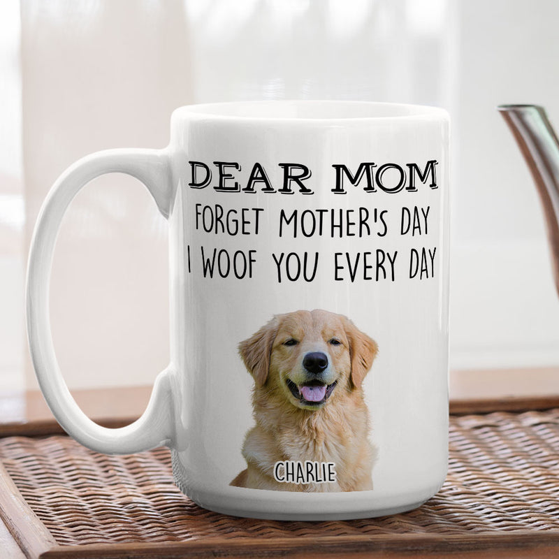 We Woof You Mom Dad - Personalized Custom Coffee Mug