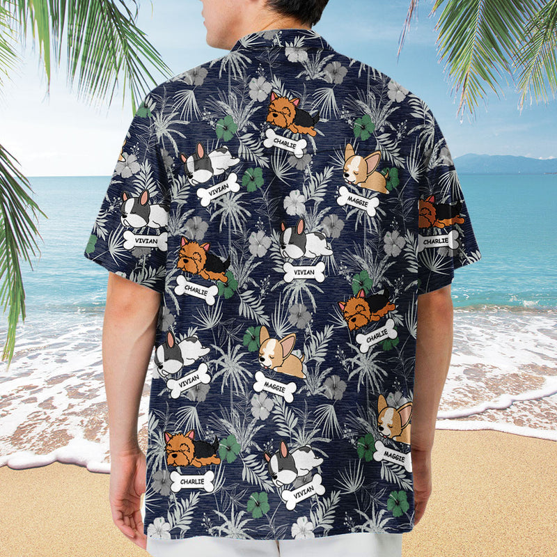 Hibiscus Palm - Personalized Custom Hawaiian Shirt
