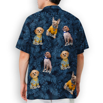 Summer Dog Photo - Personalized Custom Hawaiian Shirt