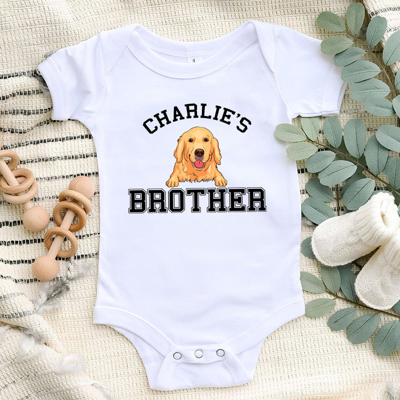 Brother And Sister - Personalized Custom Baby Onesie