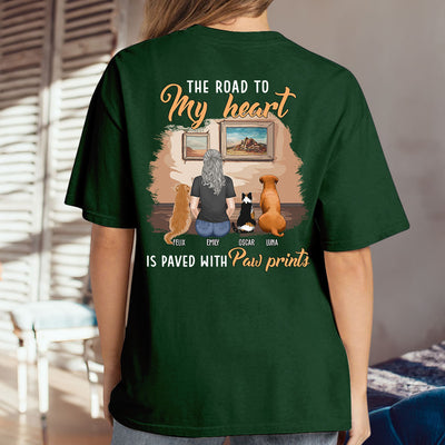 My Paw Prints - Personalized Custom Unisex T-shirt