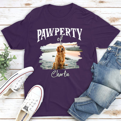 Vintage Dog Property - Personalized Custom Unisex T-shirt
