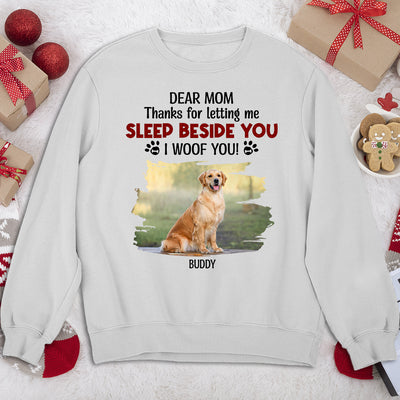 Letting Me Sleep Beside You - Personalized Custom Sweatshirt