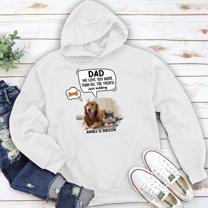 Pet Just Kidding Photo - Personalized Custom Hoodie