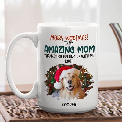 Funny Woofmas - Personalized Custom Coffee Mug