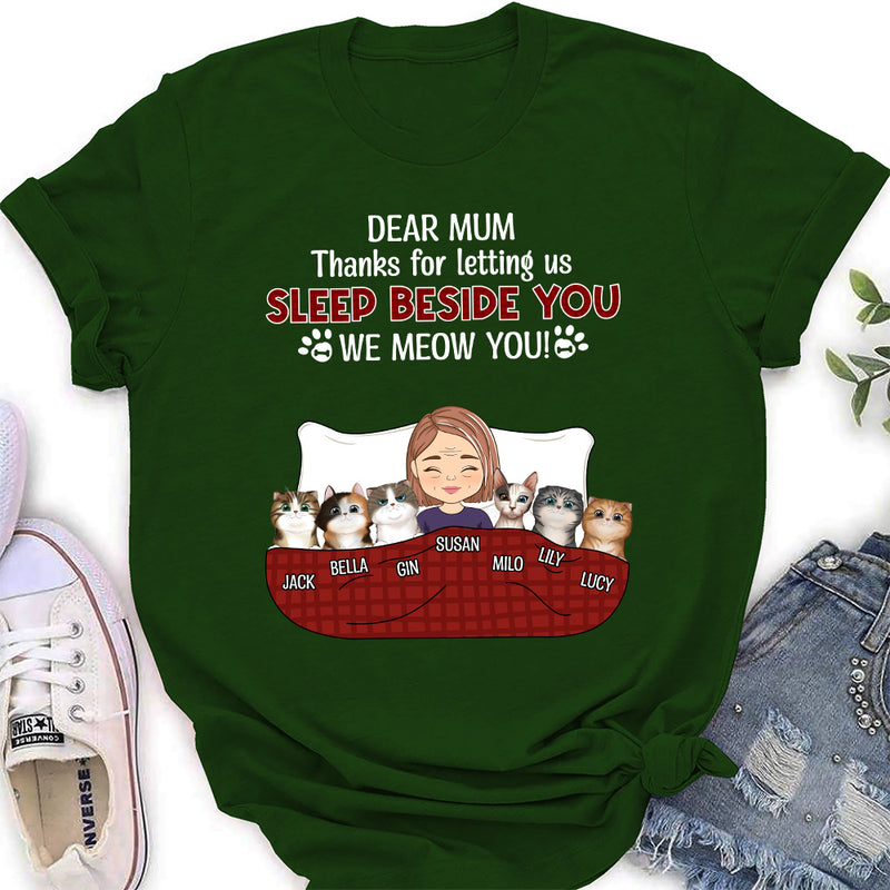 Let Me Sleep Beside You - Personalized Custom Women&