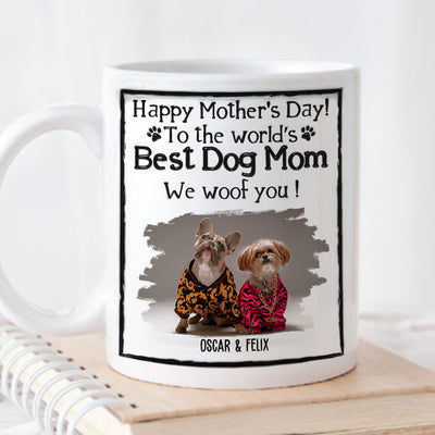 Best Dog Dad - Personalized Custom 3D Inflated Effect Mug