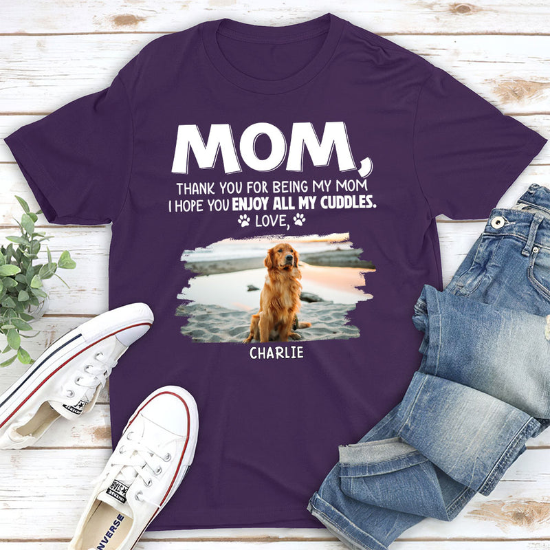 Enjoy Cuddles - Personalized Custom Unisex T-shirt