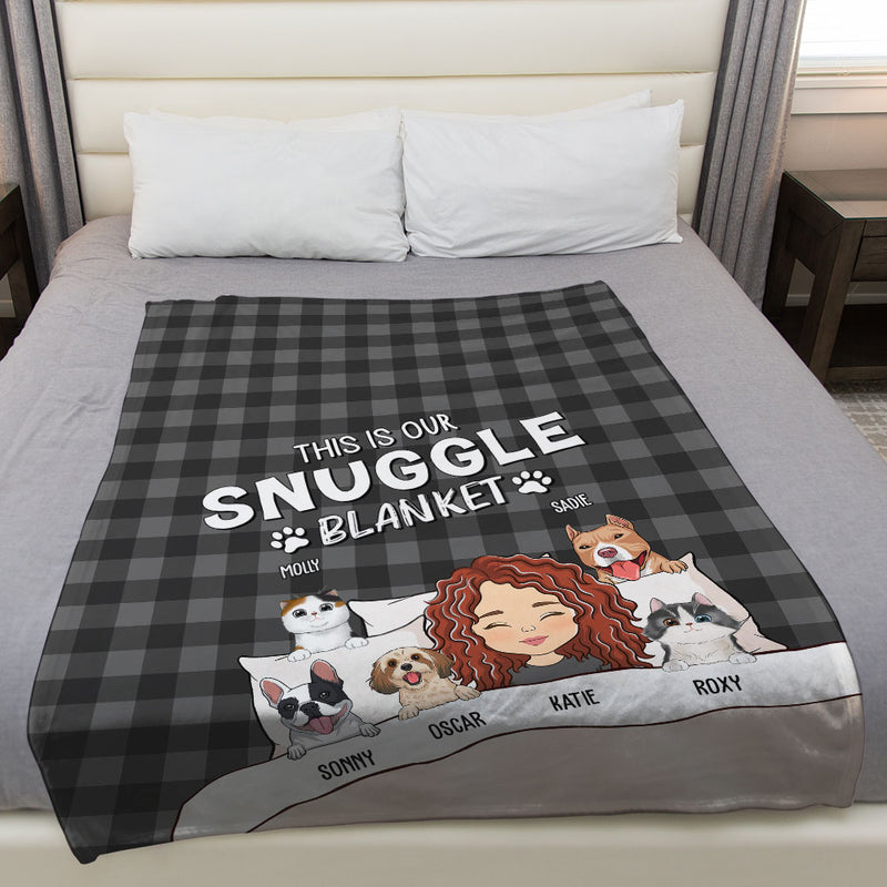 Snuggle Blanket - Personalized Custom Fleece Blanket