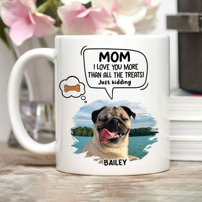 Pet Just Kidding Photo - Personalized Custom Coffee Mug