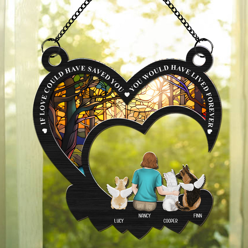 Once By My Side - Personalized Custom Suncatcher