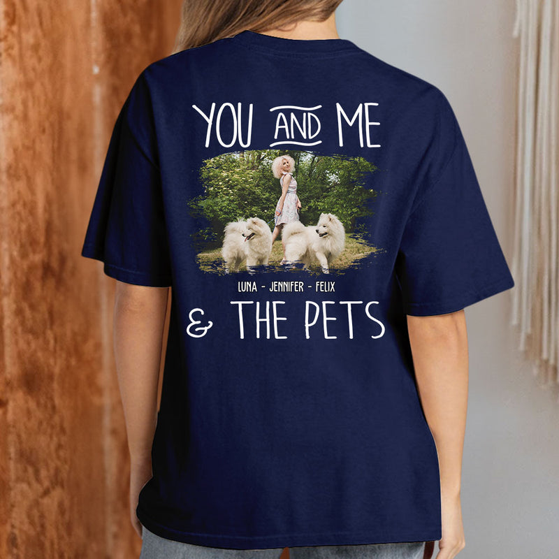 You Me Dogs Photo - Personalized Custom Premium T-shirt