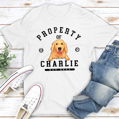 Property Of Dogs - Personalized Custom Unisex T-shirt