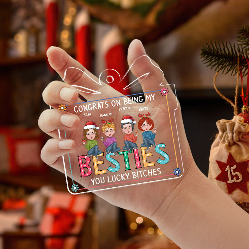 Congrats On 2 - Personalized Custom Acrylic Ornament