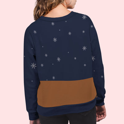 Cozy Christmas - Personalized Custom All-Over-Print Sweatshirt