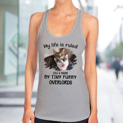 My Life Is Ruled By Cats - Personalized Custom Women's Tank