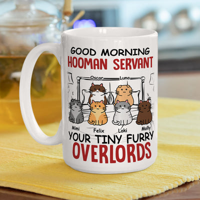 Morning Hooman Servant - Personalized Custom Coffee Mug