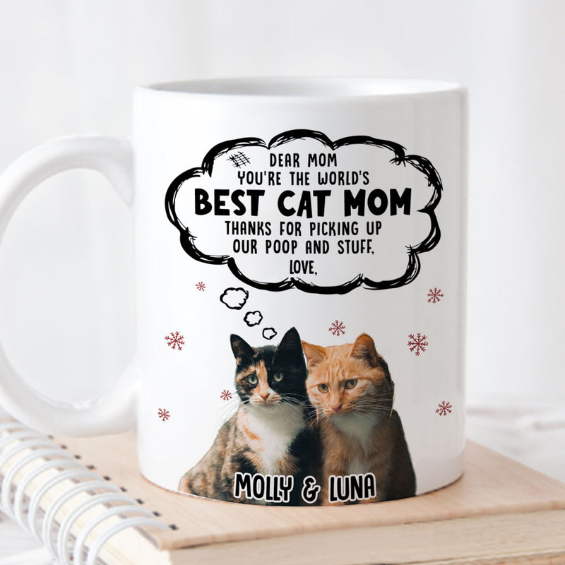 Grateful To Dog Mom - Personalized Custom Coffee Mug