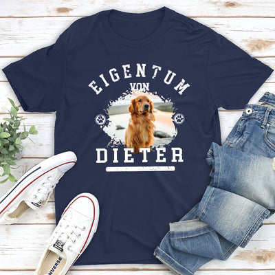 Eigentum - Personalisiertes Unisex T-shirt