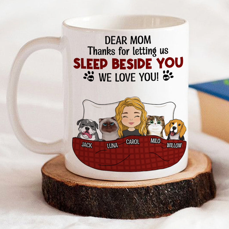 Letting Us Sleep Beside You - Personalized Custom Coffee Mug