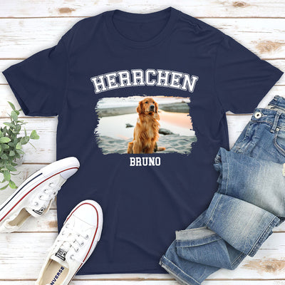 Frauchen-Herrchen - Personalisiertes Unisex T-shirt